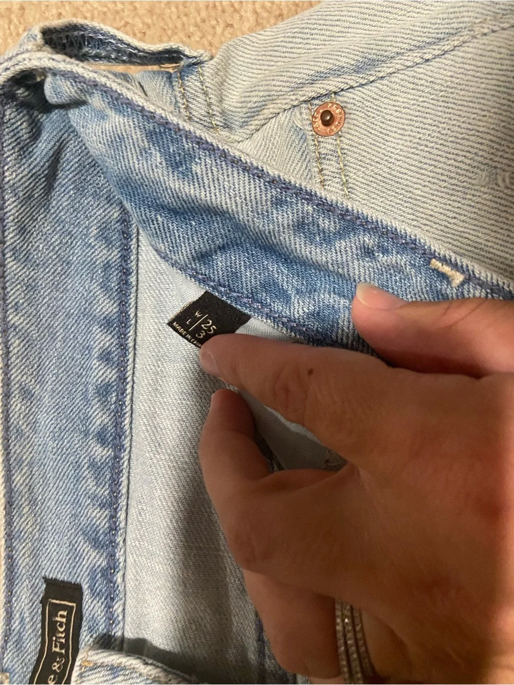 Abercrombie & Fitch light blue